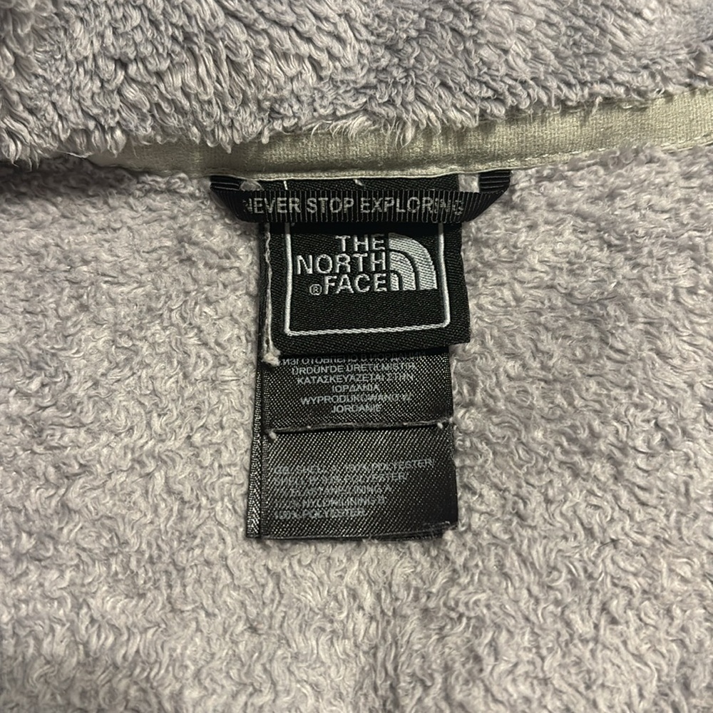 The North Face Women's Osito full-zip fleece jacket in a grey  size large - Picture 5 of 12